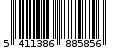 Γραμμωτός κωδικός 5411386885856