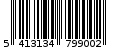 Γραμμωτός κωδικός 5413134799002