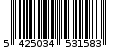 Γραμμωτός κωδικός 5425034531583