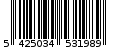 Γραμμωτός κωδικός 5425034531989
