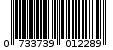 Γραμμωτός κωδικός 733739012289