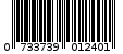 Γραμμωτός κωδικός 733739012401