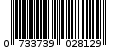Γραμμωτός κωδικός 733739028129