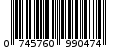 Γραμμωτός κωδικός 745760990474