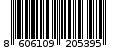 Γραμμωτός κωδικός 8606109205395