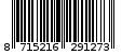 Γραμμωτός κωδικός 8715216291273