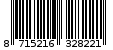 Γραμμωτός κωδικός 8715216328221